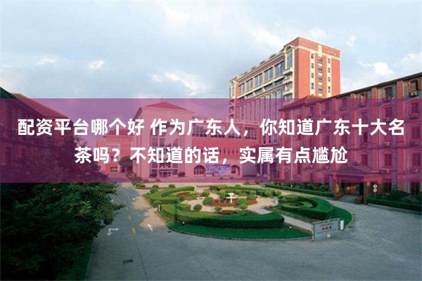 配资平台哪个好 作为广东人，你知道广东十大名茶吗？不知道的话，实属有点尴尬