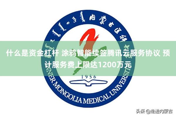 什么是资金杠杆 涂鸦智能续签腾讯云服务协议 预计服务费上限达1200万元