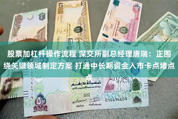 股票加杠杆操作流程 深交所副总经理唐瑞：正围绕关键领域制定方案 打通中长期资金入市卡点堵点