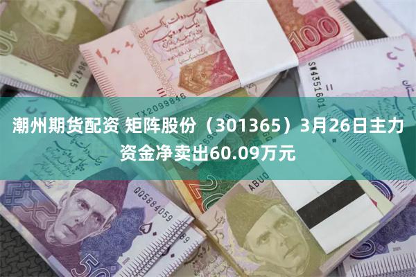 潮州期货配资 矩阵股份（301365）3月26日主力资金净卖出60.09万元