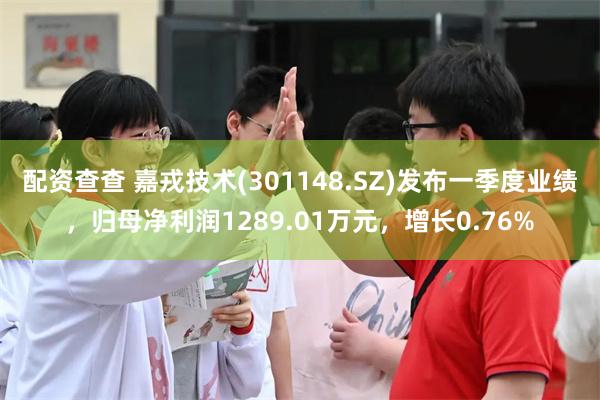 配资查查 嘉戎技术(301148.SZ)发布一季度业绩，归母净利润1289.01万元，增长0.76%