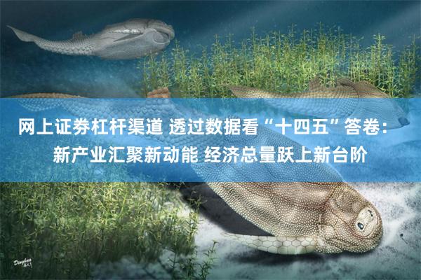 网上证劵杠杆渠道 透过数据看“十四五”答卷： 新产业汇聚新动能 经济总量跃上新台阶