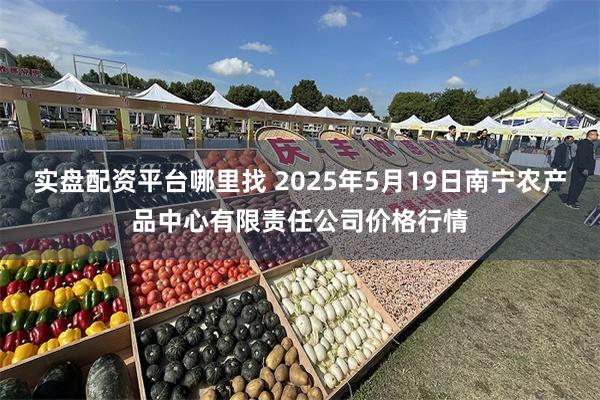 实盘配资平台哪里找 2025年5月19日南宁农产品中心有限责任公司价格行情