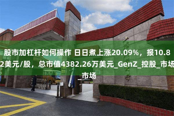 股市加杠杆如何操作 日日煮上涨20.09%，报10.82美元/股，总市值4382.26万美元_GenZ_控股_市场
